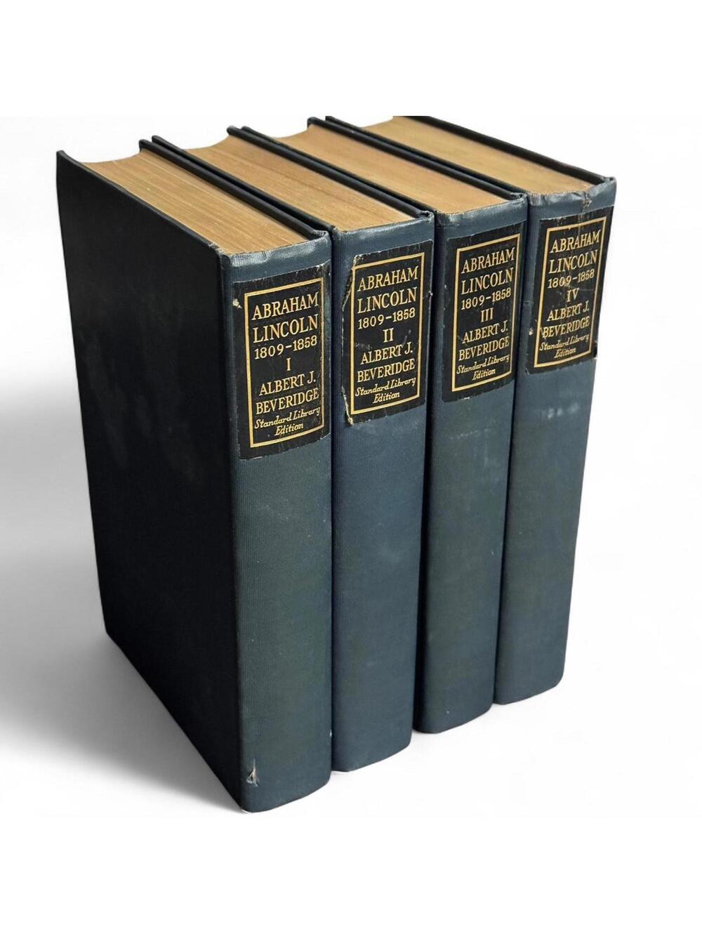 Abraham Lincoln 1809-1858 by Albert J. Beveridge 1928 Standard Library Edition